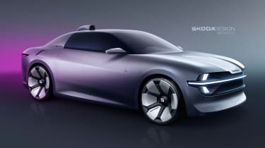 Skoda 100 concept - front angled studio