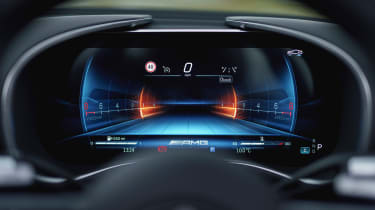 Mercedes-AMG SL 63 - dashboard screen (blue)
