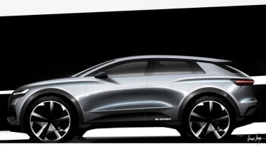Audi Q4 e-tron concept - profile sketch 