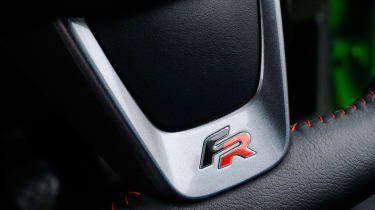 SEAT Ibiza FR steering wheel detail
