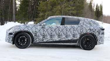 Mercedes EQC (camouflaged test car) - side