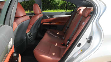 Lexus GS250 back seats