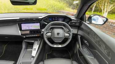 New Peugeot E-408 2025 - front interior 