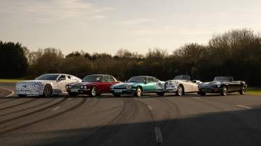 Jaguar cars which helped build the GT - line up of older Jaguar models