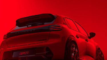 Peugeot E-208 GTi - rear detail