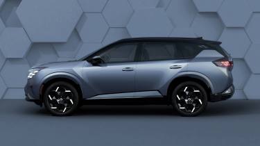 New Nissan X-Trail - studio side profile