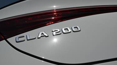 Mercedes CLA Hybrid - 'CLA 200' tailgate badging