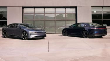 Lucid Air - front and rear