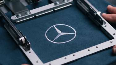 Exclusive Mercedes Manufaktur - embossing method