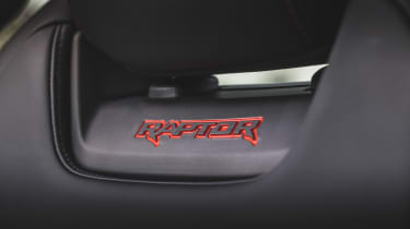 Ford Ranger Raptor - seat detail