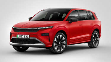 Skoda Vision 7S SUV design render - front