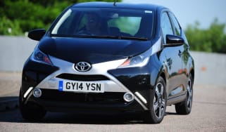 Toyota Aygo front cornering