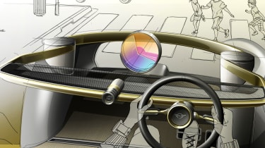 MINI Vision Next 100 concept - sketch interior