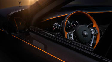 Rolls-Royce Black Badge Ghost Ékleipsis special edition steering wheel