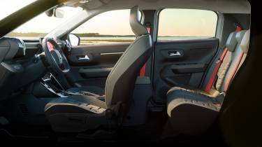 Citroen C3 and C3 Aircross Outdoor trim - seat layout