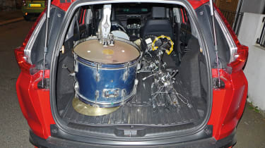 Honda CR-V: long-term test - drum kit in boot