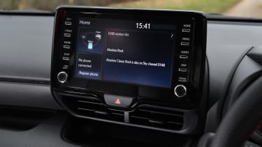 Toyota Yaris GR Sport - infotainment screen