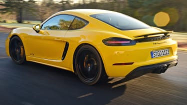 New Porsche Cayman GTS review - rear quarter