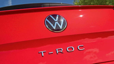 VW T-Roc - rear tailgate detail