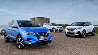 Nissan Qashqai vs SEAT Ateca ve Peugeot 3008