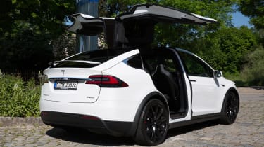 Tesla Model X - rear static doors up