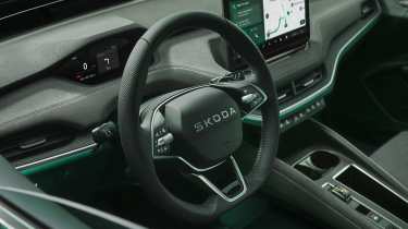 Skoda Enyaq facelift - steering wheel