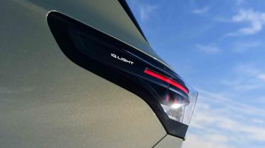 Volkswagen Tiguan - rear tail light &#039;IQ.LIGHT&#039; badge detail