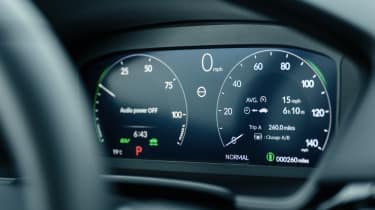 Honda Civic facelift - driver display