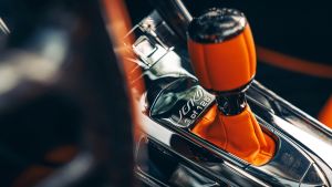 Koenigsegg Jesko 2021 production car - gear lever