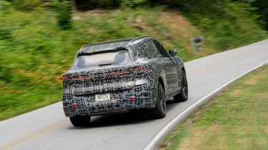 BMW X5 prototype - rear cornering
