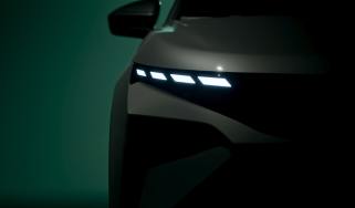 New Skoda Elroq teaser image - front 