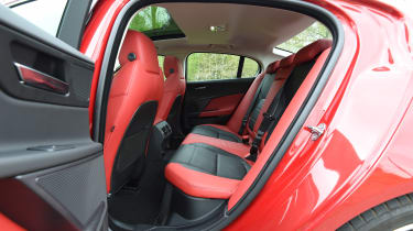 Jaguar XE S - rear seats