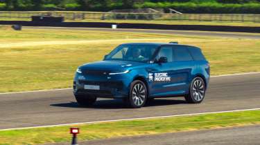 Range Rover Sport EV prototype - action