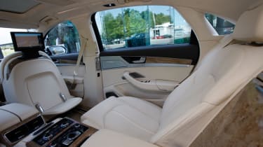 Audi A8 L rear seats