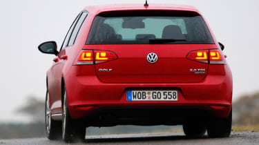 Volkswagen Golf Mk7 rear cornering