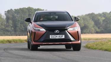 Lexus RZ - front cornering