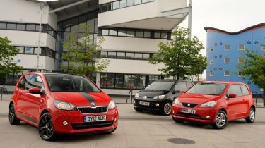 Skoda Citigo vs VW up! and SEAT Mii