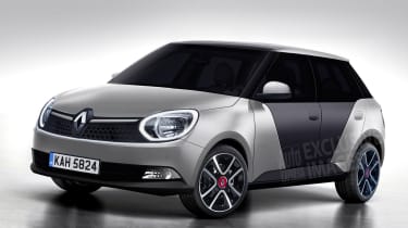 Renault 5 Auto Express rendering - front