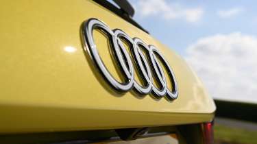 Audi A3 35 TFSI S tronic S line long termer - Audi badge