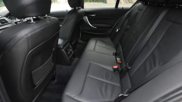 BMW 116d ED rear seats