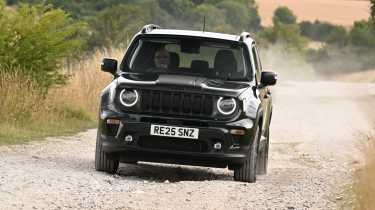 New Jeep Renegade North Star - off-road driving, front 