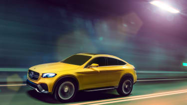 Mercedes GLC Coupe concept -side on