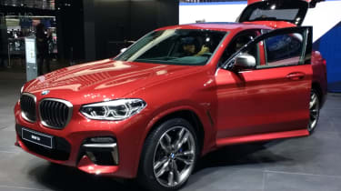 New BMW X4 front quarter