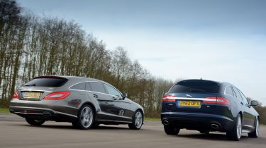 Mercedes CLS Shooting Brake vs Jaguar XF Sportbrake