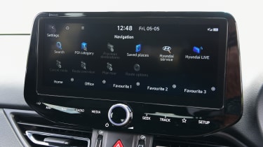 Hyundai i30 N - infotainment system