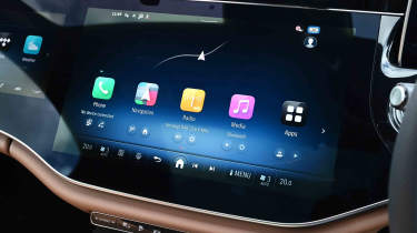 Mercedes E-Class Estate - infotainment menu screen