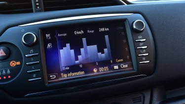 Toyota Yaris GRMN - infotainment graph