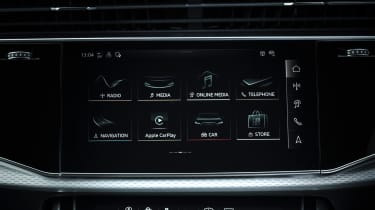 Audi Q8 - infotainment screen