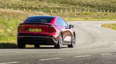 Mazda 6e - rear cornering