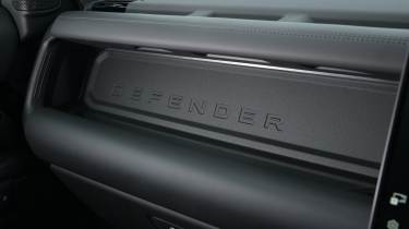 Land Rover Defender OCTA Black - passenger-side dashboard
